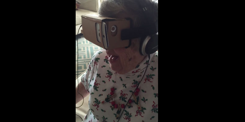 ¿Cómo reaccionaría tu abuela a la realidad virtual?