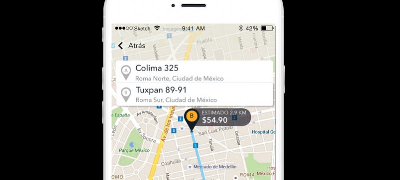 Cabify-iOS-interfaz
