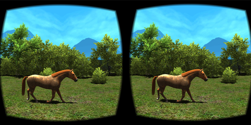 Dream Horse un juego de VR para View-Master y Cardboard