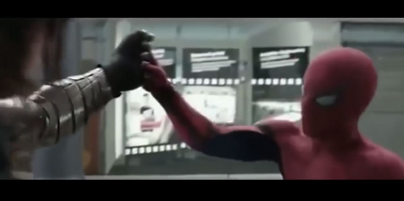 Spider-Man pelea fuerte en Capitán América: Civil War