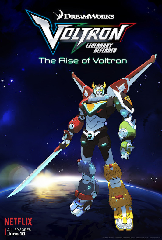 Voltron Legendary Defender Netflix poster