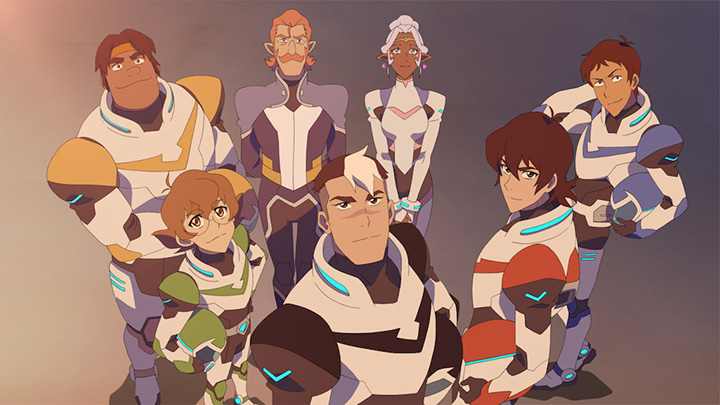 Voltron Legendary Defender personajes