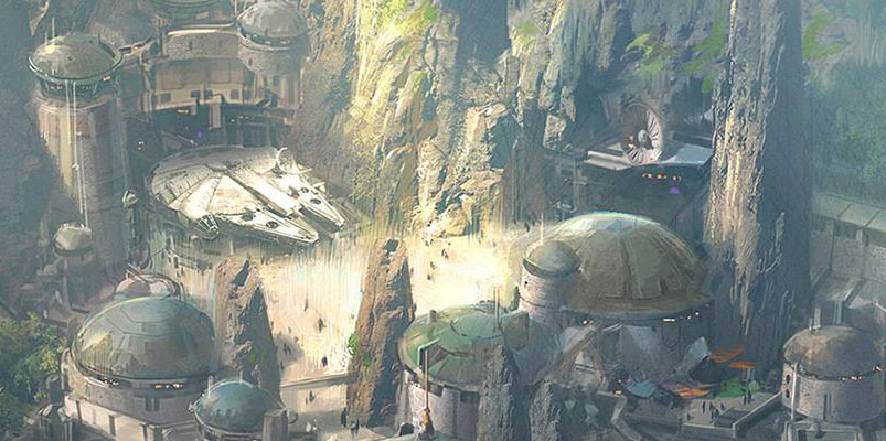 Disney muestra imagen conceptual de Star Wars Land