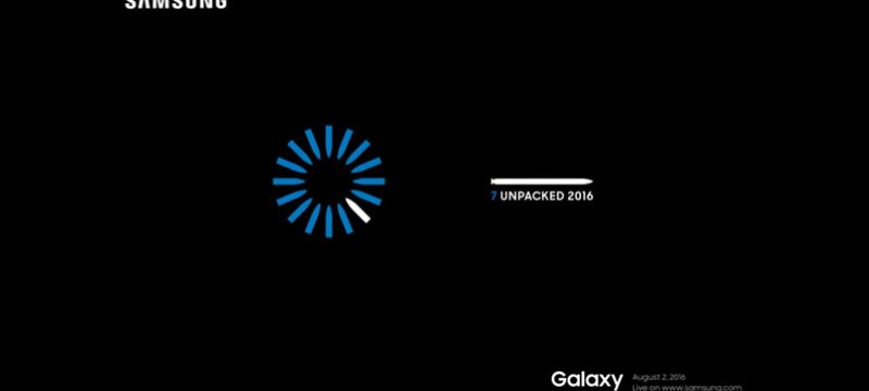 Galaxy Note 7 invitacion