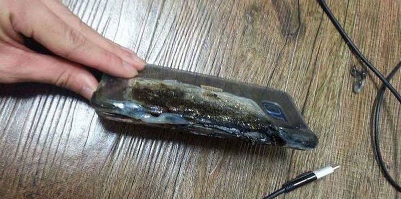 Samsung Galaxy Note7 explota y paran su distribución en Corea