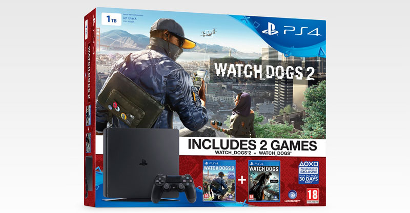 PS4 Slim watch_dogs
