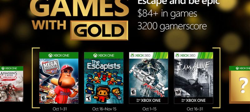 xbox one gold octubre 2016