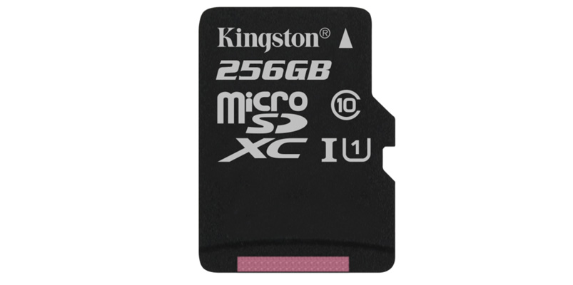 Kingston presenta la microSDXC Class 10 UHS-I de 256GB