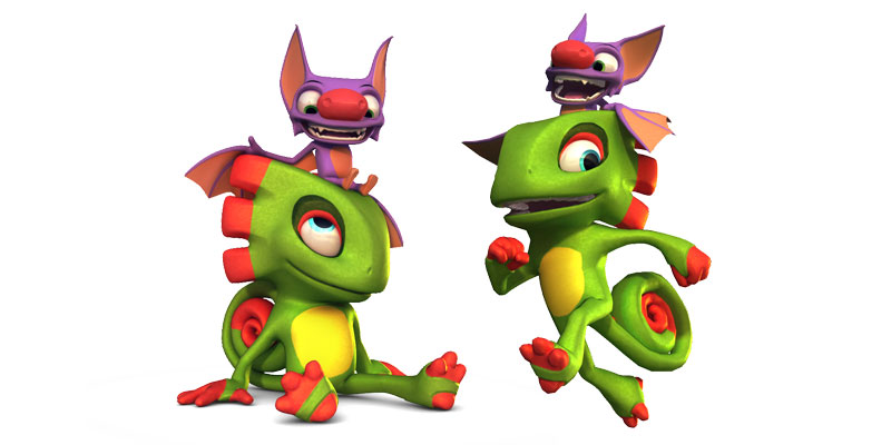 Yooka Laylee personajes