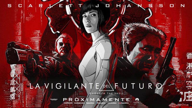 La Vigilante del Futuro Ghost in the Shell poster