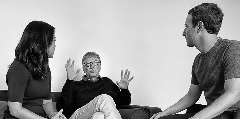 Mark Zuckerberg Bill Gates