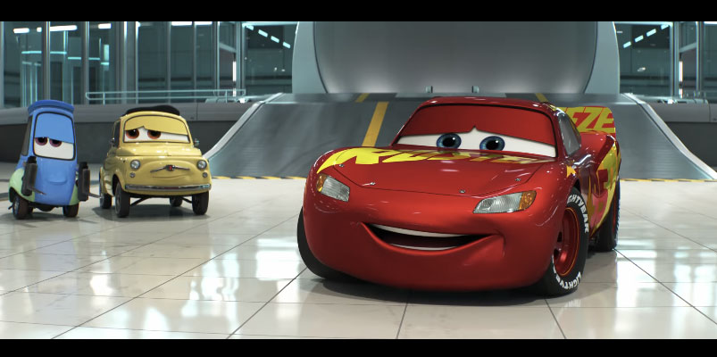 El Rayo McQueen encuentra apoyo en el nuevo tráiler de Cars 3