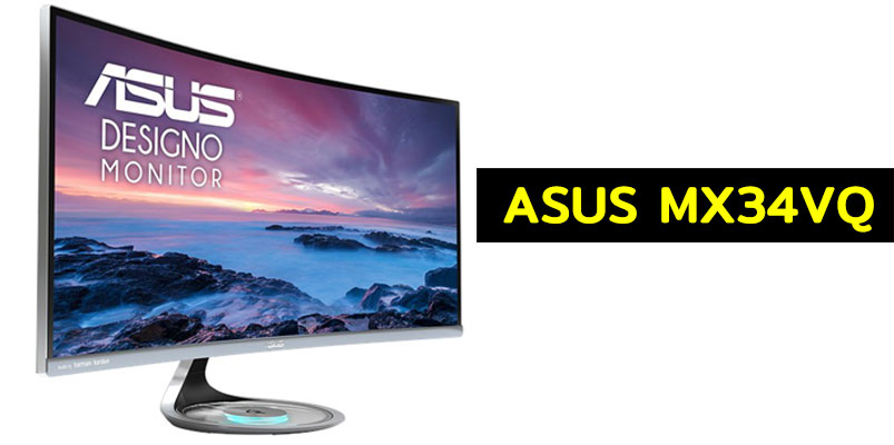 ASUS Designo Curve MX34VQ con QHD y Qi para gamers