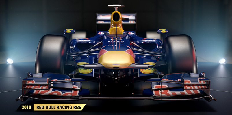 Así luce el clásico 2010 Red Bull Racing RB6 en F1 2017