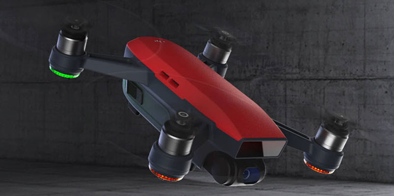 DJI Spark rojo