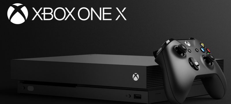 Xbox One X con control