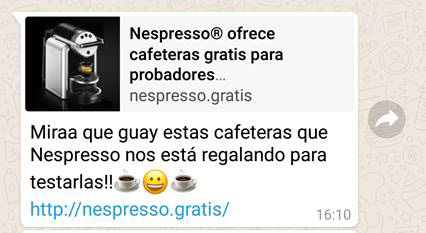 Nespresso estafa