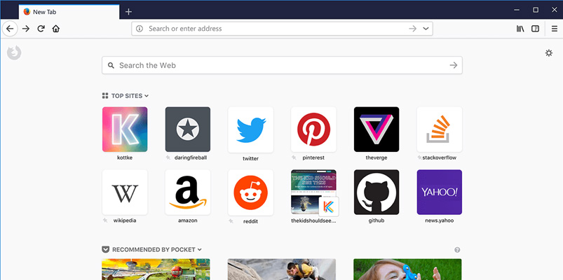 Firefox Quantum beta