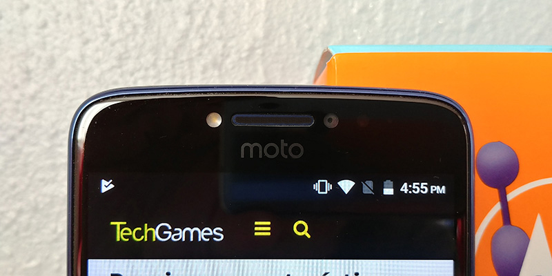 Moto E4 Plus 2017 camara frontal