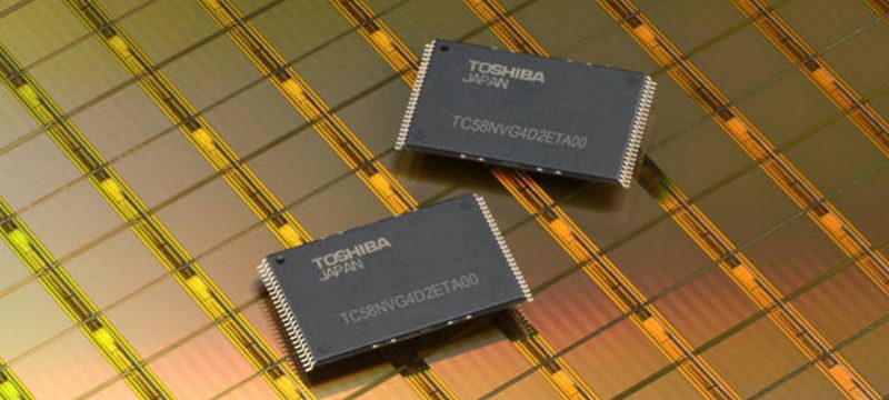 Toshiba chips de memoria