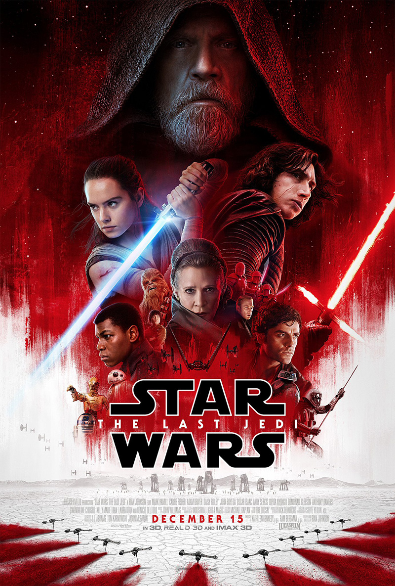 Poster Star Wars The Last Jedi oct