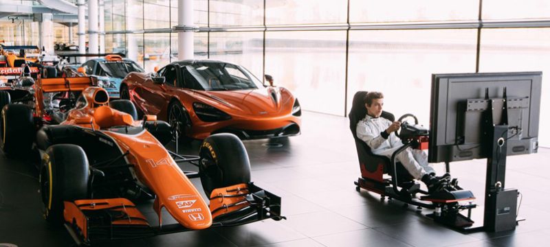 Yordi Maldonado McLaren Racing Logitech