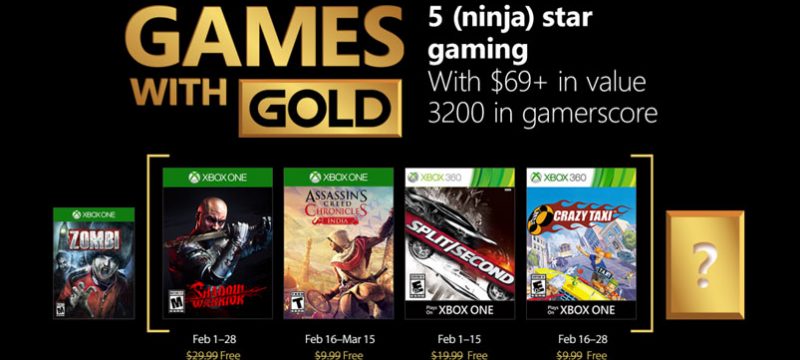Games with gold febrero de 2018