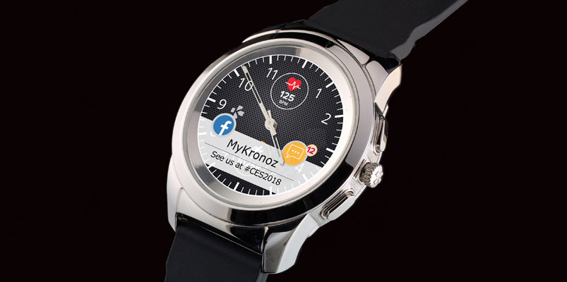 MyKronoz presenta su nuevo smartwatch híbrido: ZeTime