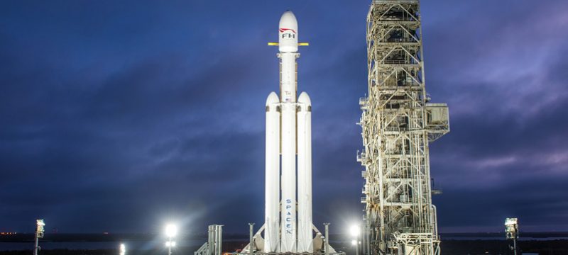 Falcon Heavy con Tesla Roadster