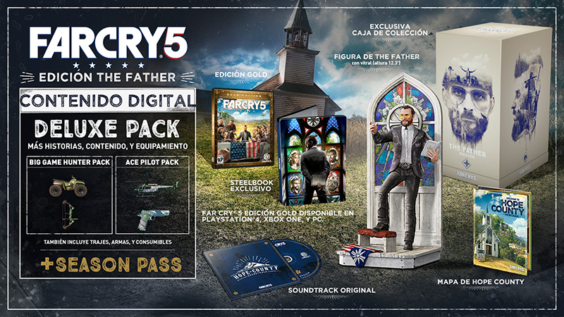 Father Collectors Edition de Far Cry 5 contenido