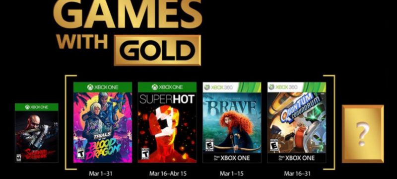 Games with Gold marzo 2018