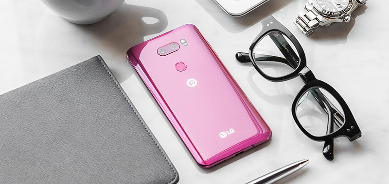LG V30 Raspberry Rose corea