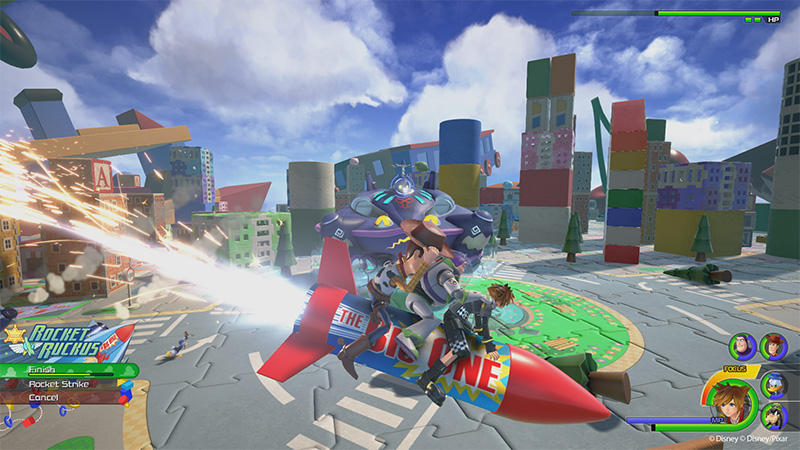 Toy Story Kingdom Hearts III gameplay