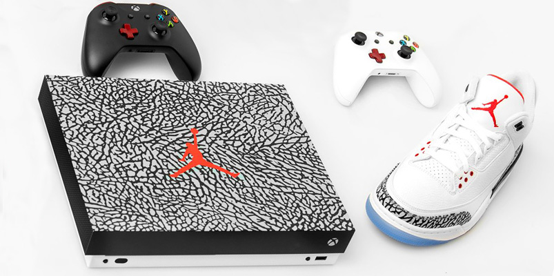 Conoce los Xbox One X inspirados en los tenis de Michael Jordan