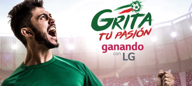 Grita tu pasión con LG y vete a Rusia 2018