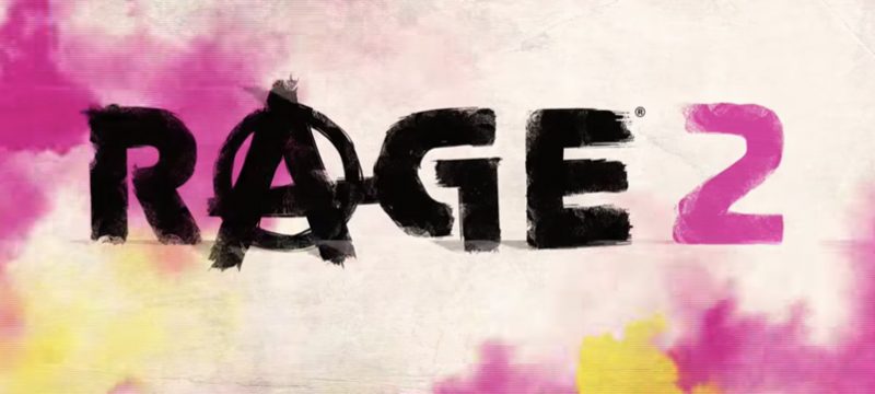 RAGE 2 2019 anuncio