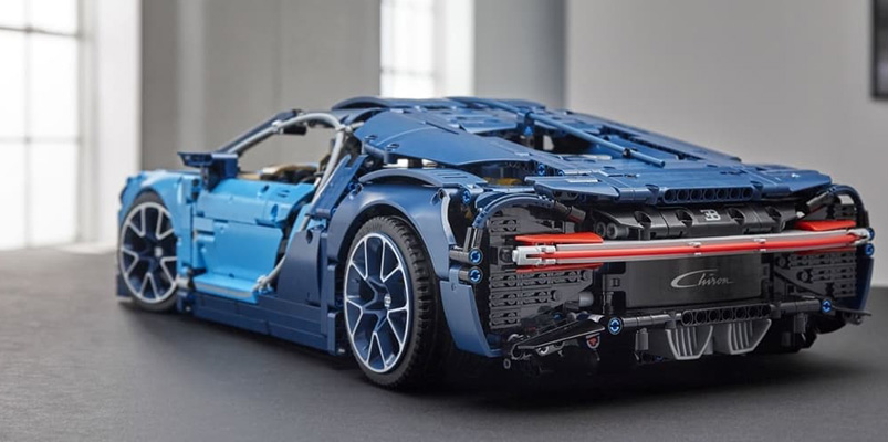 Así de increíble es el Bugatti Chiron de LEGO Technic