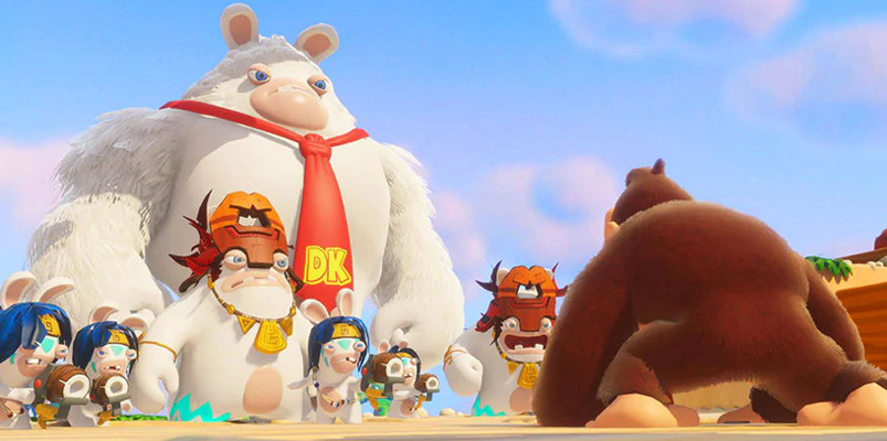 Donkey Kong llega a Mario + Rabbids Kingdom Battle