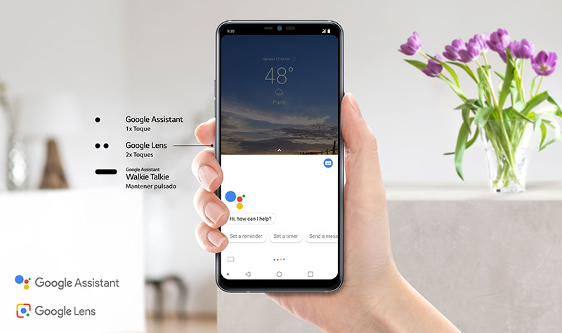 LG G7 ThinQ Google assistant key Telcel