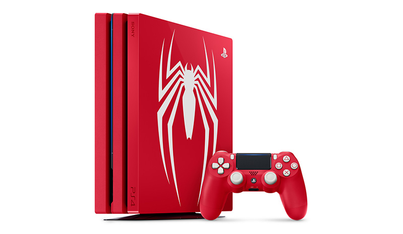 PS4 Pro Edicion Limitada de Marvels Spider-Man parada