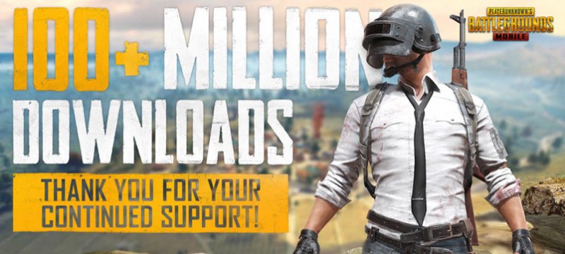 PUBG Mobile 100 millones