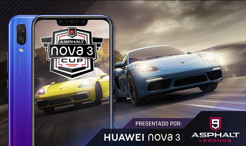 Huawei nova 3 Asphalt Cup Mexico