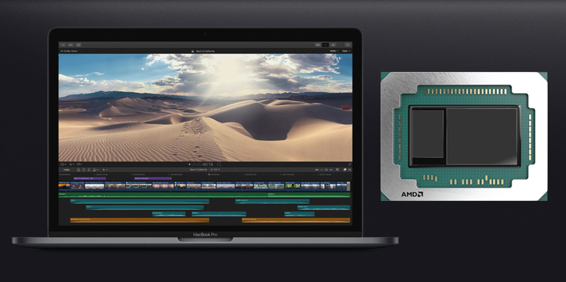 Los AMD Radeon Vega Mobile dan poder a las nuevas MacBook Pro
