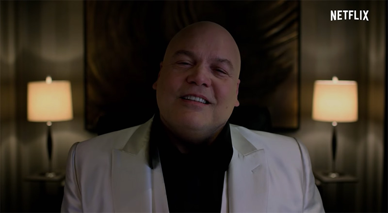 Daredevil trailer tercera temporada Fisk