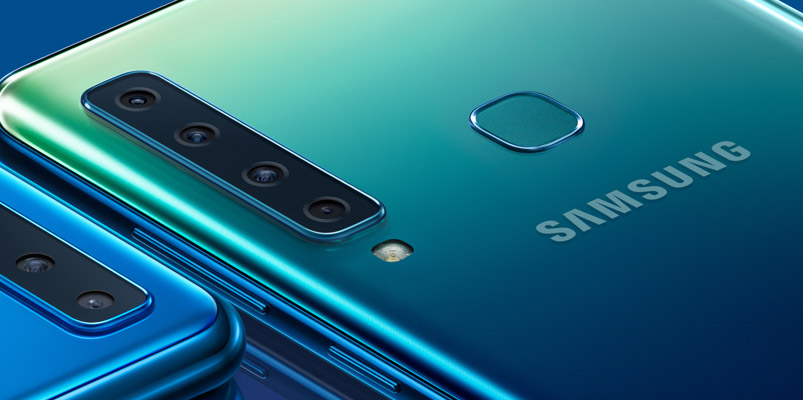Galaxy A9 es el primer smartphone Samsung con cinco cámaras