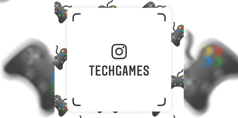 Tarjetas identificacion Instagram TechGames