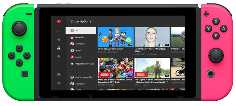 Nintendo Switch YouTube