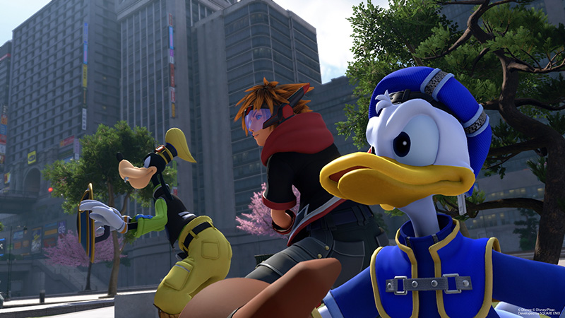 Kingdom Hearts III pato Donald Goofy