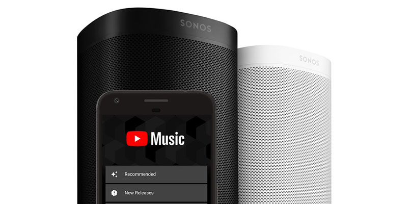 Disfruta del contenido de YouTube Music Premium en tu Sonos