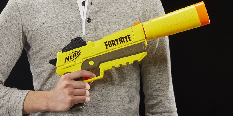 Así son las pistolas NERF inspiradas en el videojuego Fortnite